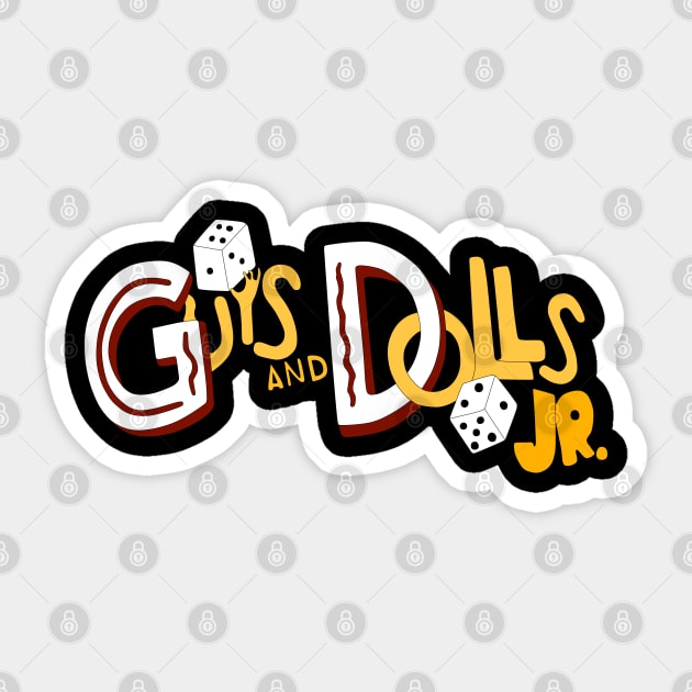 guys and dolls jr Sticker by Rasheba